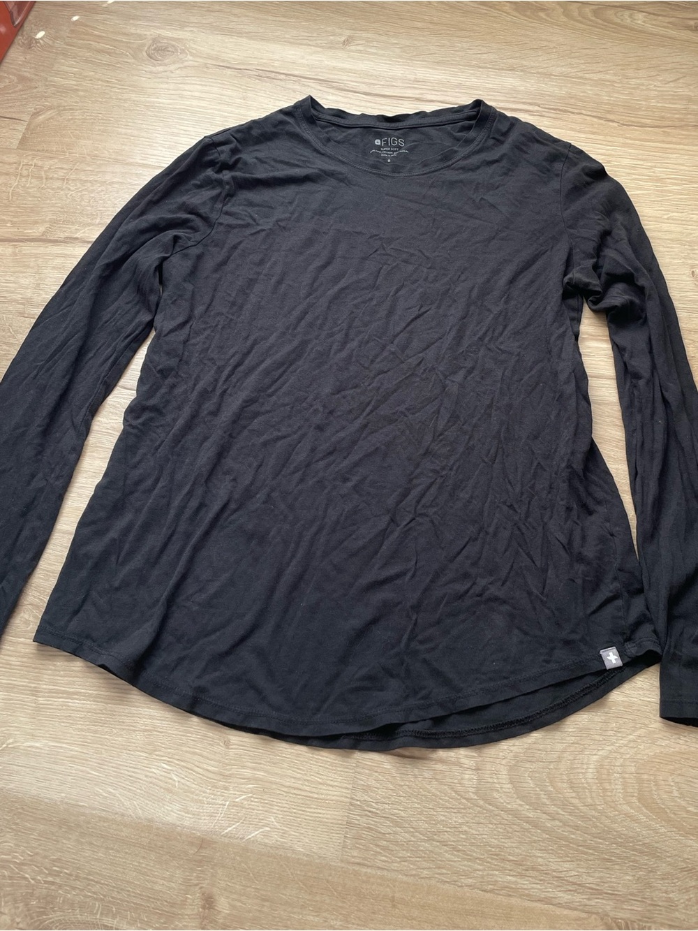 FIGS Black Super Soft Underscrub Size Small